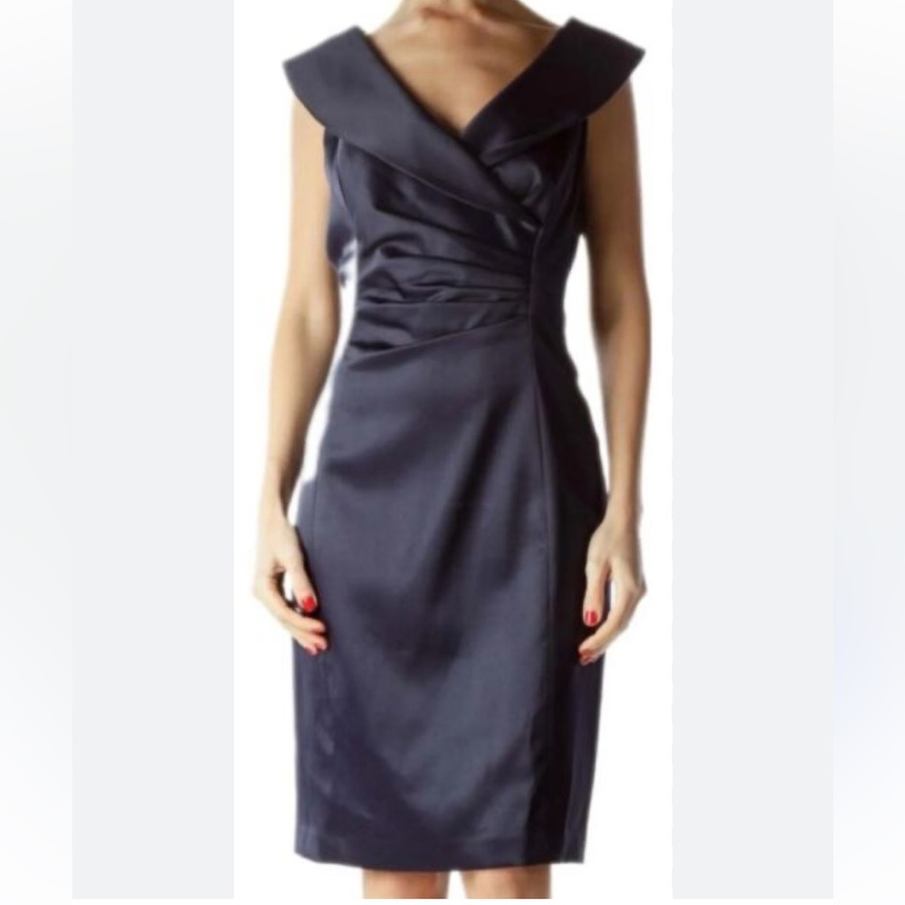 Beautiful Evan Picone satin wrap dress
size 6